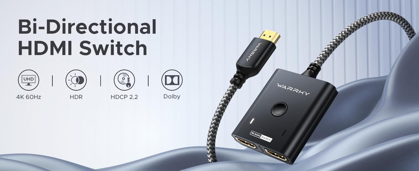 2 In 1 Out HDMI Switch