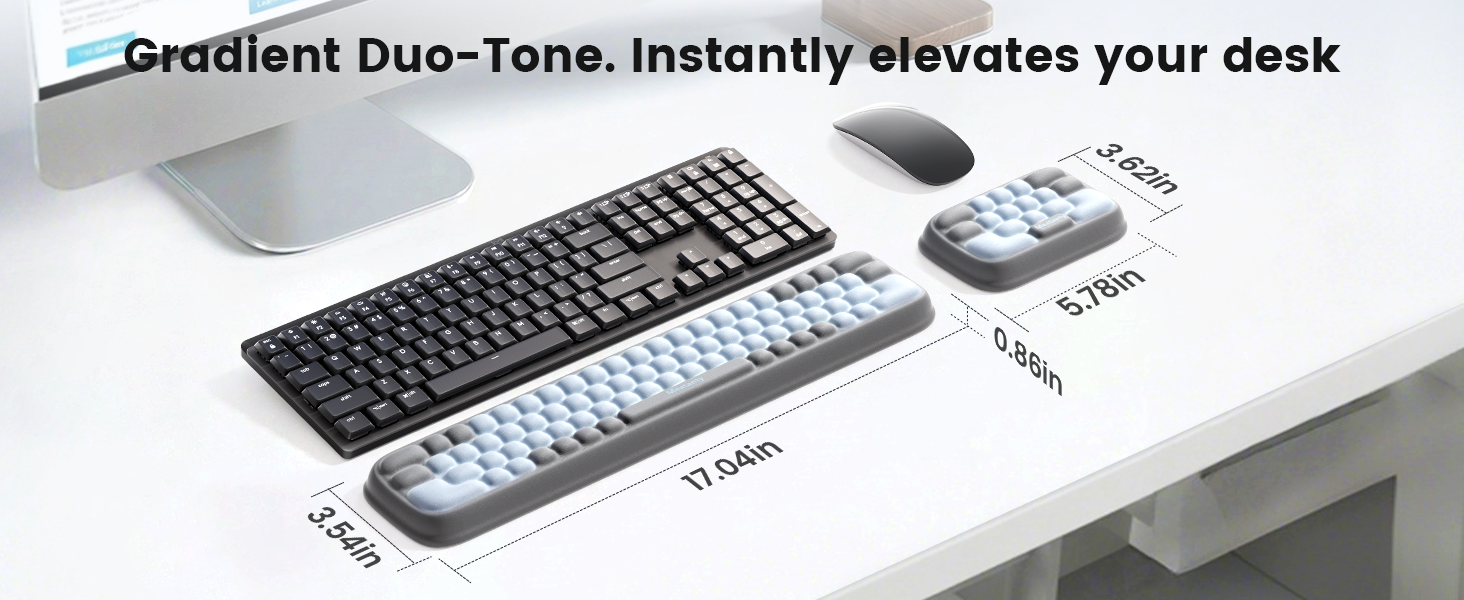 keyboard pad with wrist support