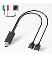 Switch Controller Charging Dock Compatible with Nintendo Switch & OLED Model Joy Con with LED Ind...