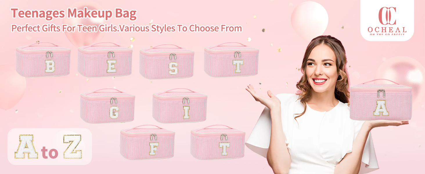 Alphabet Cosmetic Bag