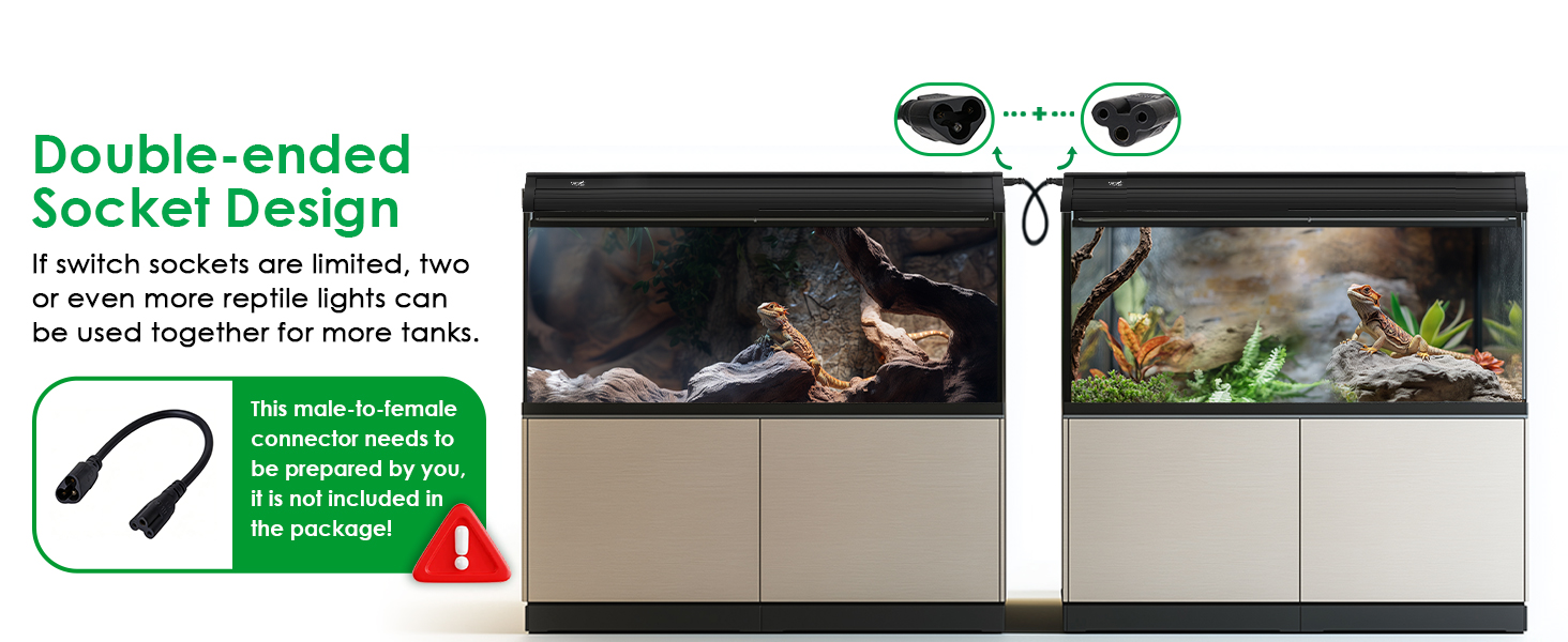 t5 uvb reptile light fixture