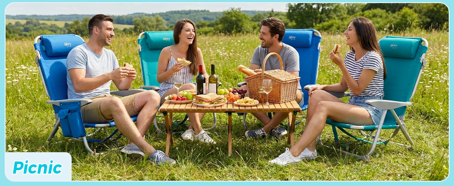 WEJOY Folding Beach Chair for Adults