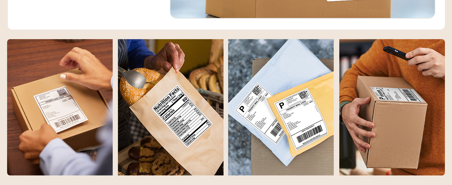 4x6 thermal labels