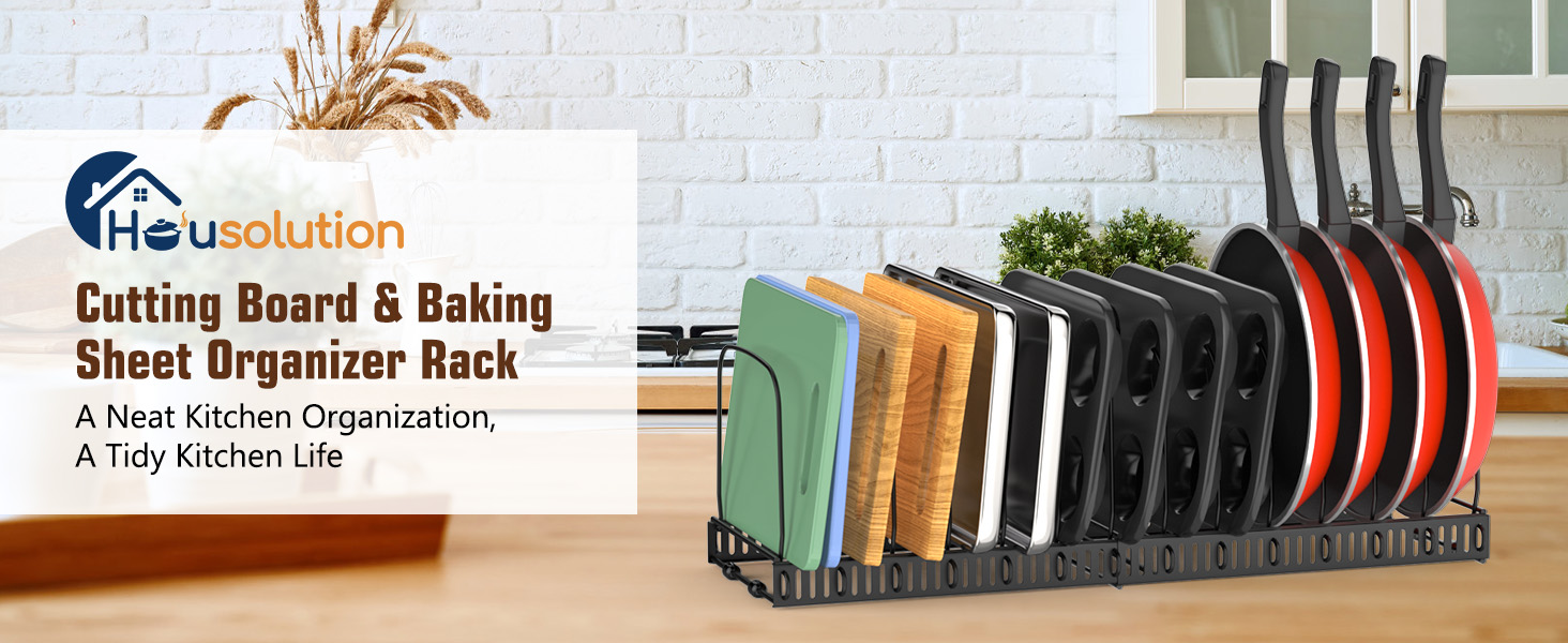 Housolution Cutting Board Organizer Rack