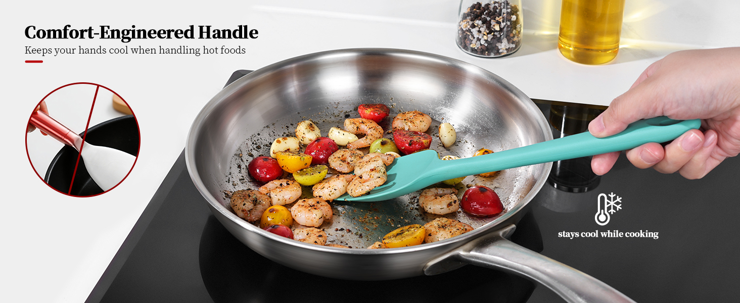 High Heat Resistant Food Safe Silicone Spatula