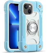 MARKILL Compatible with iPhone 13 Mini/iPhone 12 Mini Case 5.4 Inch with Built-in 360°Rotating Ri...