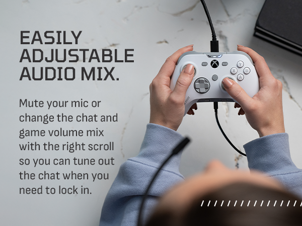 game chat; voice chat; party chat; adjustable audio; xbox audio;
