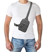 Peicees Small Anti-theft Sling Bag for Men Women Waterproof Mini Crossbody Backpack Chest Bag Tra...