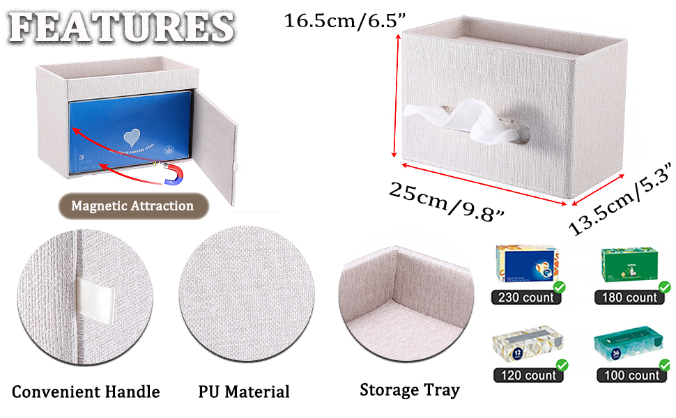 size information: 9.8x5.3x6.5 in
