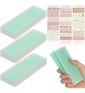 TEHAUX Washi Tape Sample Boards 40 Pieces Portable Tape Organizer Cards for Office School and Hom...
