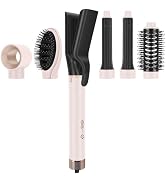 6-in-1 Hair Dryer Brush, 110,000 RPM High Speed Hair Dryer with Air Straightener, 28mm AUTO Curle...