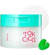 EDIT.B Calming Tok CICA Heartleaf Trouble Pads, Cooling & Hydrating Facial Toner Pads for Sensiti...