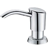 GAGALIFE Built in Sink Soap Dispenser or Lotion Dispenser for Kitchen Sink, Chrome ABS Pump Head,...