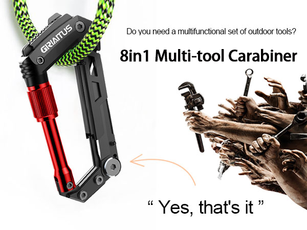 red carabiner