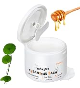 Berlaney Makeup Remover Balm, with Manuka Honey, Cica & Tallow Soothing Cleansing Balm to Remove ...