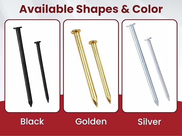 Available Shapes & Colors