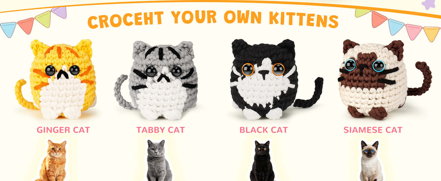 crochet your own kittens