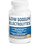 Low Sodium Electrolytes Only 23mg Serving 120 Servings Almost No Sodium Electrolyte Supplement, S...