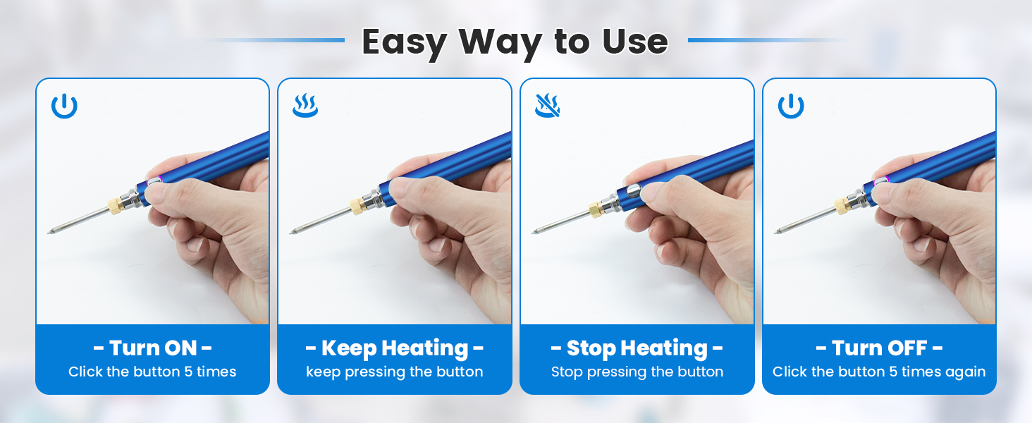 USB Wireless Electric Soldering Gun Pen