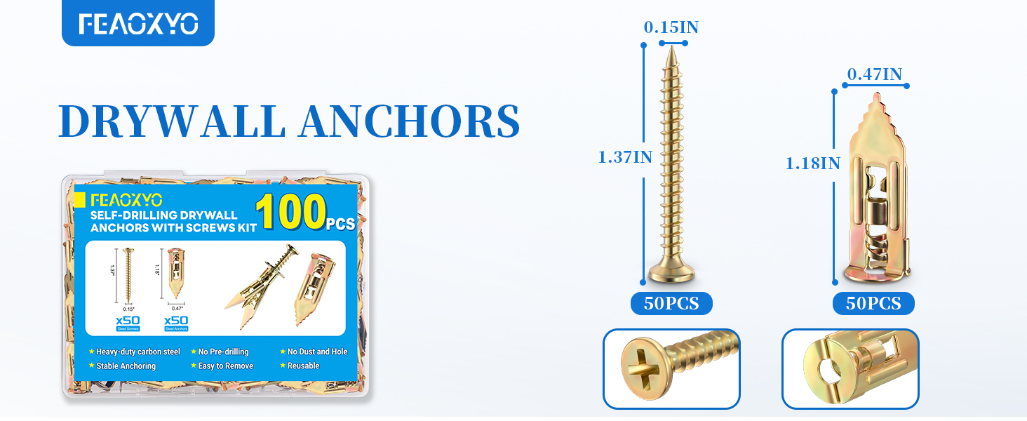 Self Drilling Drywall Anchors