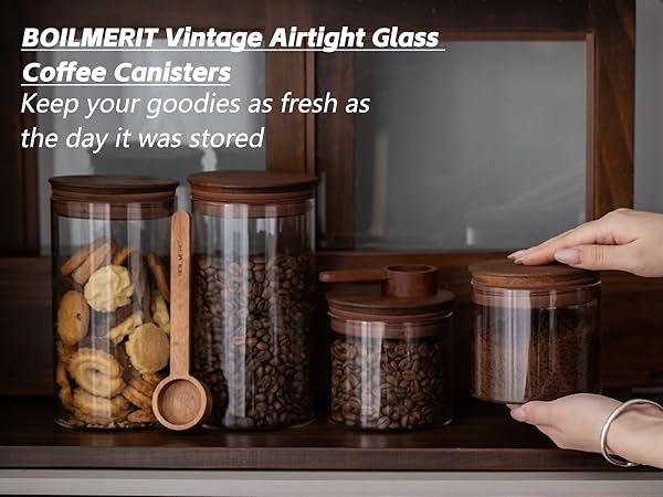AIRTIGHT SEALED COFFEE CANISTERS