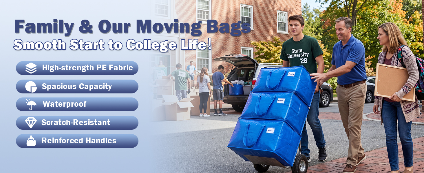 Family & Our Moving Bags: Smooth Start to College Life!