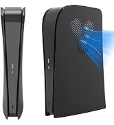 PS5 Console Face Plates,Playstation 5 Accessories with Fan Vents Faceplate,with Dust Filter for C...