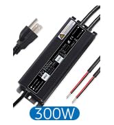 SUNVIE 300W LED Driver 12V Low Voltage Transformer, 120V to 12V Constant Voltage Power Supply, Ou...