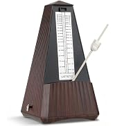 Ueteto Metronome for Piano, Guitar, Drum, Violin Practice, Mechanical Metronome with Loud Sound f...