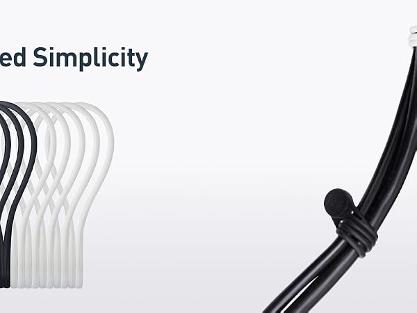 Cable Matters Ultra Strong Silicone Magnetic Cable Ties