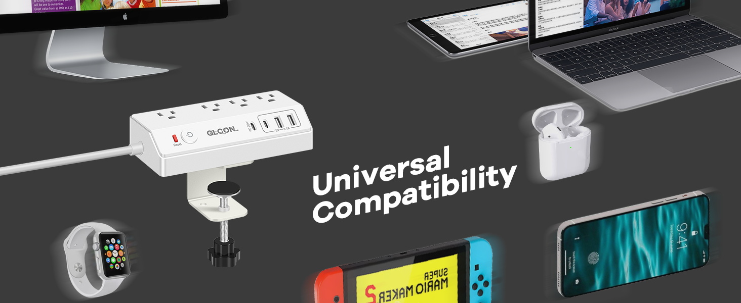 multi outlet plug power station