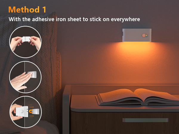RGB motion sensor night light