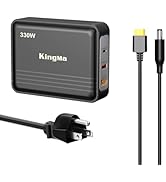 330W GaN Laptop Charger for Dell G16, Alienwar X51 3-Port Computer Charger LA330PM190 PD 3.0 Fast...