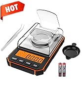 AMIR Digital Milligram Scale, 50g Portable Mini Scale, 0.001g Precise Graduation, Professional Po...