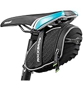 ROCKBROS Bike Seat Bag, Bicycle Saddle Bag Under Seat 3D Shell Cycling Seat Pack for Mountain Roa...