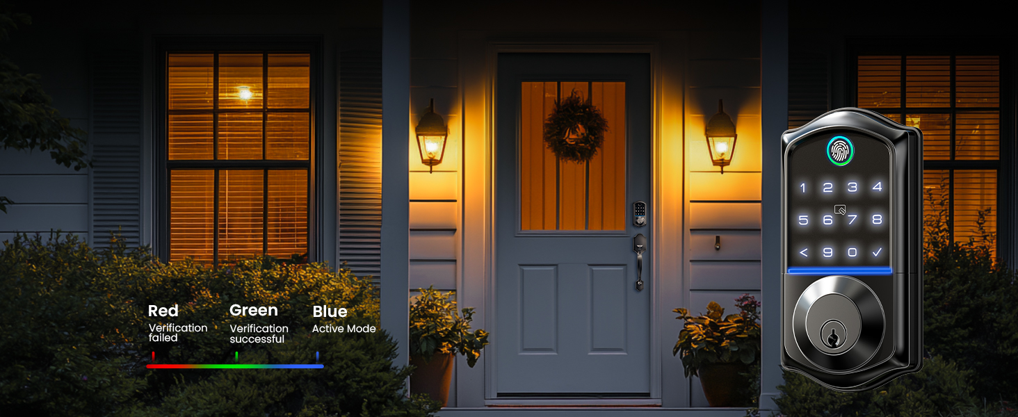 Veise Fingerprint Smart Door Lock