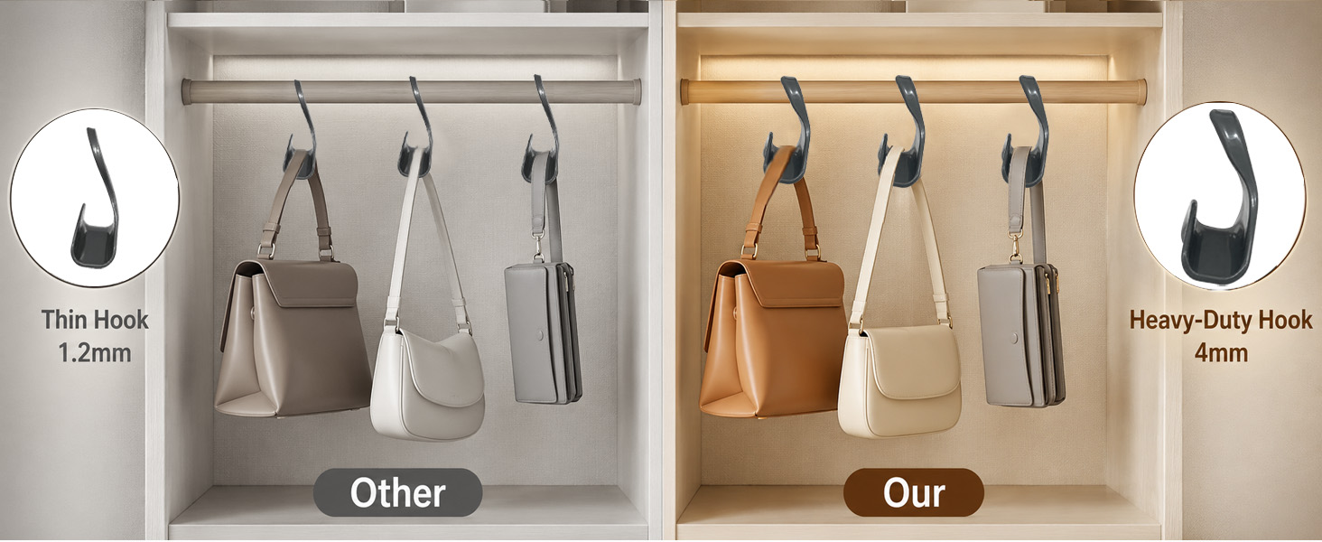 Purse Hangers for Closet