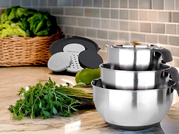 big mixing bowls kitchenaid mixing bowls kitchen gadgets kitchenware set stainless steel mixing bowl