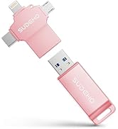 MFi Certified Photo Stick 256GB USB Flash Drive for iPhone, 4 in 1 External Memory Thumb Drive fo...