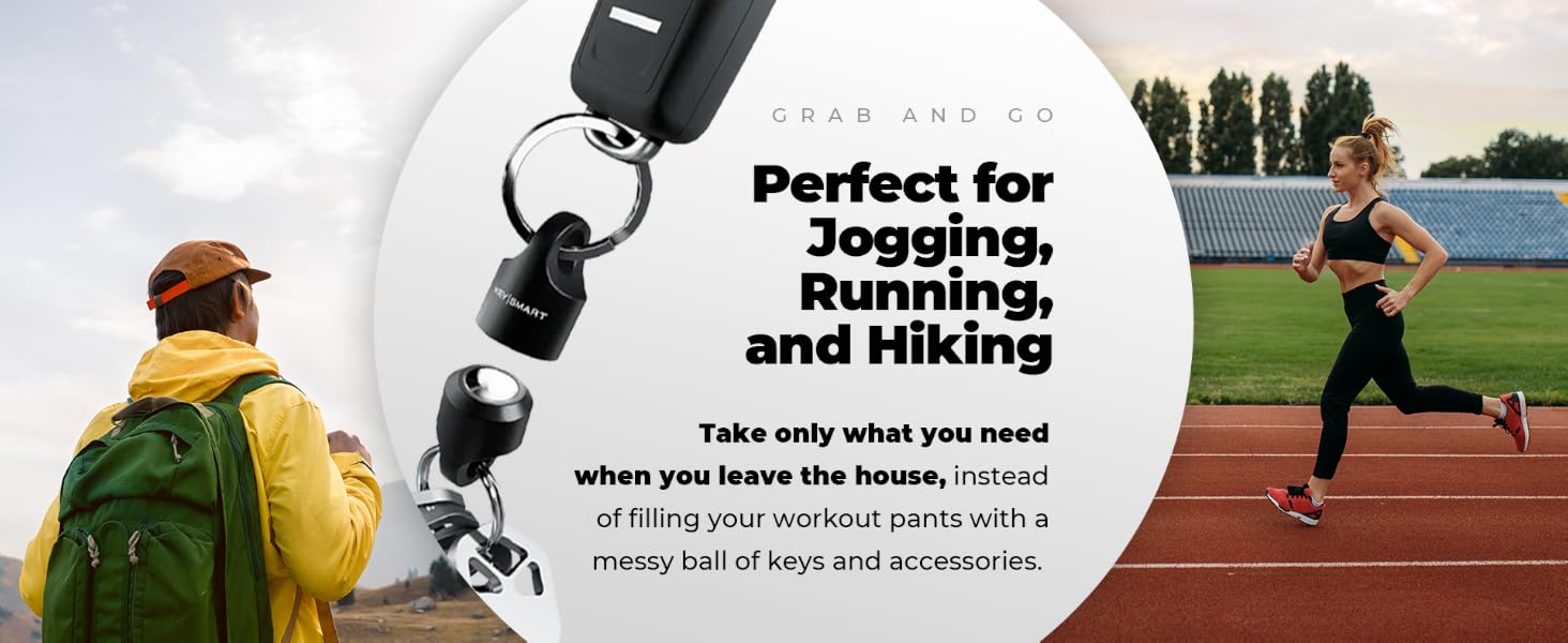 Keysmart magconnect quick disconnect keychain quick release magnetic magnetic key chain keys car fob