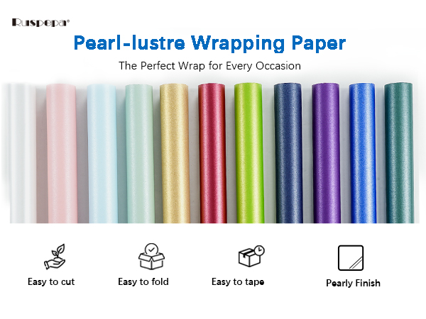 Pearly Lustre Wrapping Paper Roll