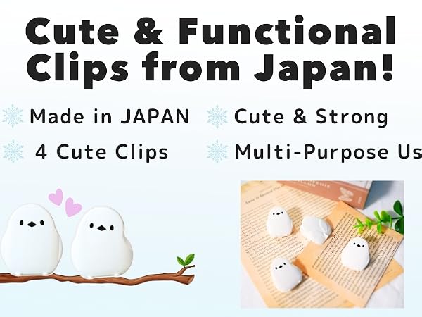 cute chip clips funny chip clips cute kitchen accessories fun office supplies japanese stationery