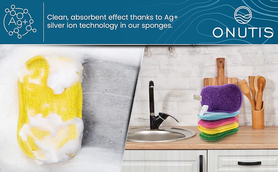 dish scrubber cleaning sponges kitchen sponges for washing dishes sink scouring esponjas pot magic