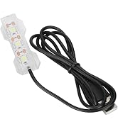 YuanHolumid Blue Light Small Aquarium Led Light, Multicolor Led Fish Tank Light for Freshwater Pl...