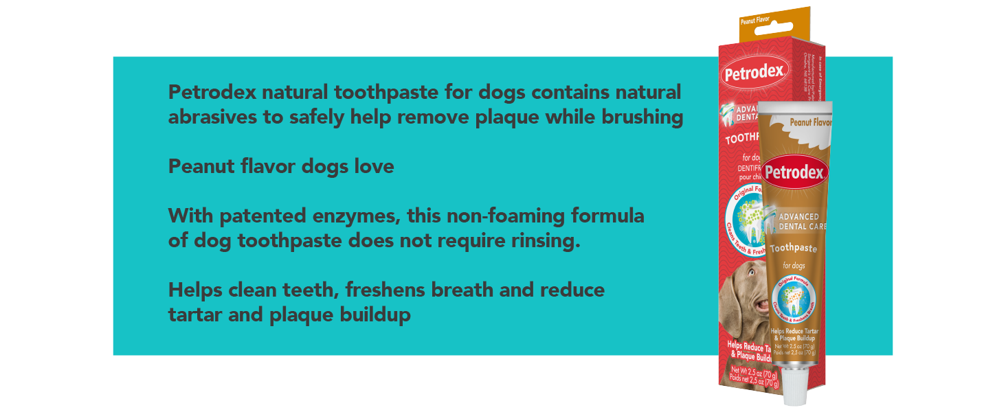 Advanced dental care toothpaste for dogs