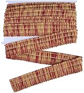 HedongHexi 3M x 1.7/1.9 Inch Brush Fringe Trim Tassel Sewing Chainette Fringe Brush Fringe for Pi...