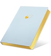 CAGIE Cute Diary Journal for Women A5 Lined Journals for Writing with Heart-Shaped Soft Cover Jou...