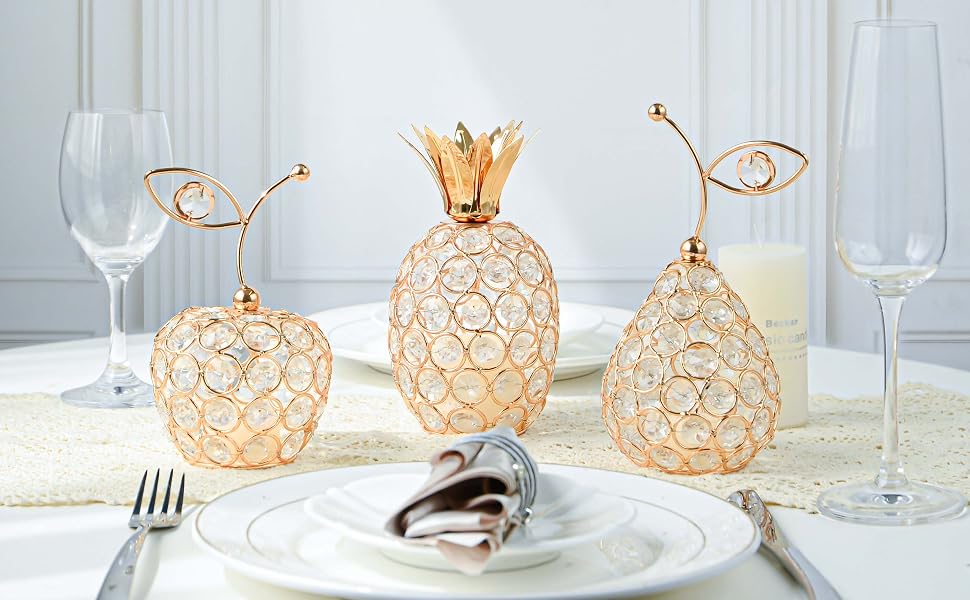Crystal Metal Pineapple Pear