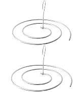 WAIKAS Pack of 2 Spiral Sheet Hanger, 304 Stainless Steel, Hangers Space Saving for Bedspreads Co...