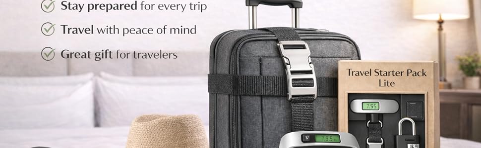 Travel with Confidence with Travel Starter Pack
